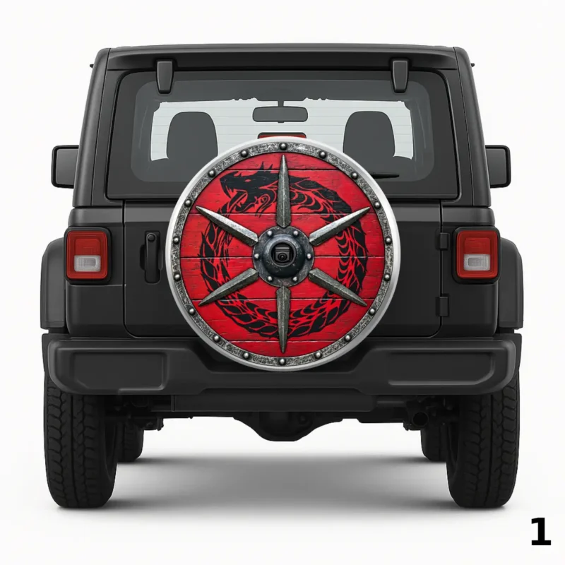=Viking Shield Blue Spare Tire Cover