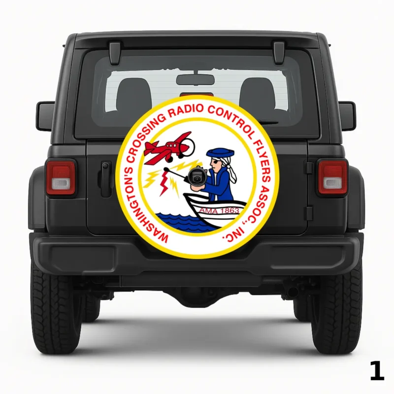 =Washington Crossing Radio Control Spare Tire Cover