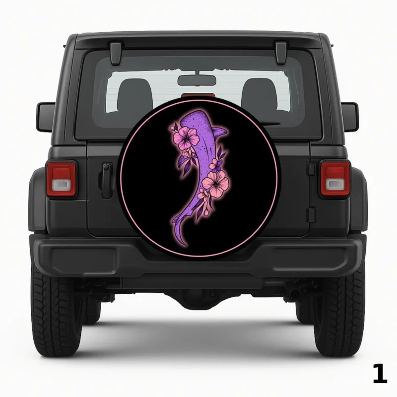 =Whale Shark Tattoo Spare Tire Cover