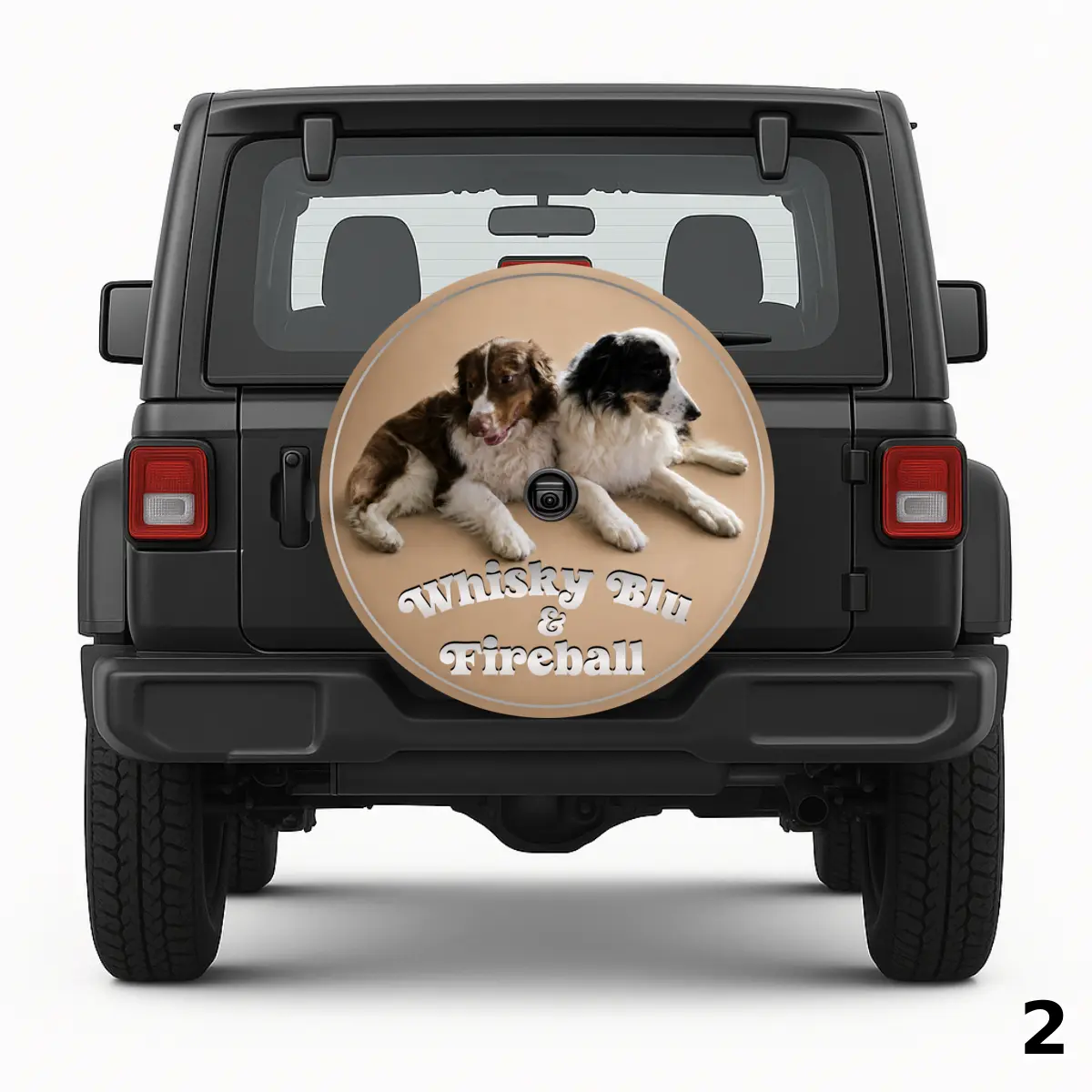 =Whisky Blu and Fireball Spare Tire Cover