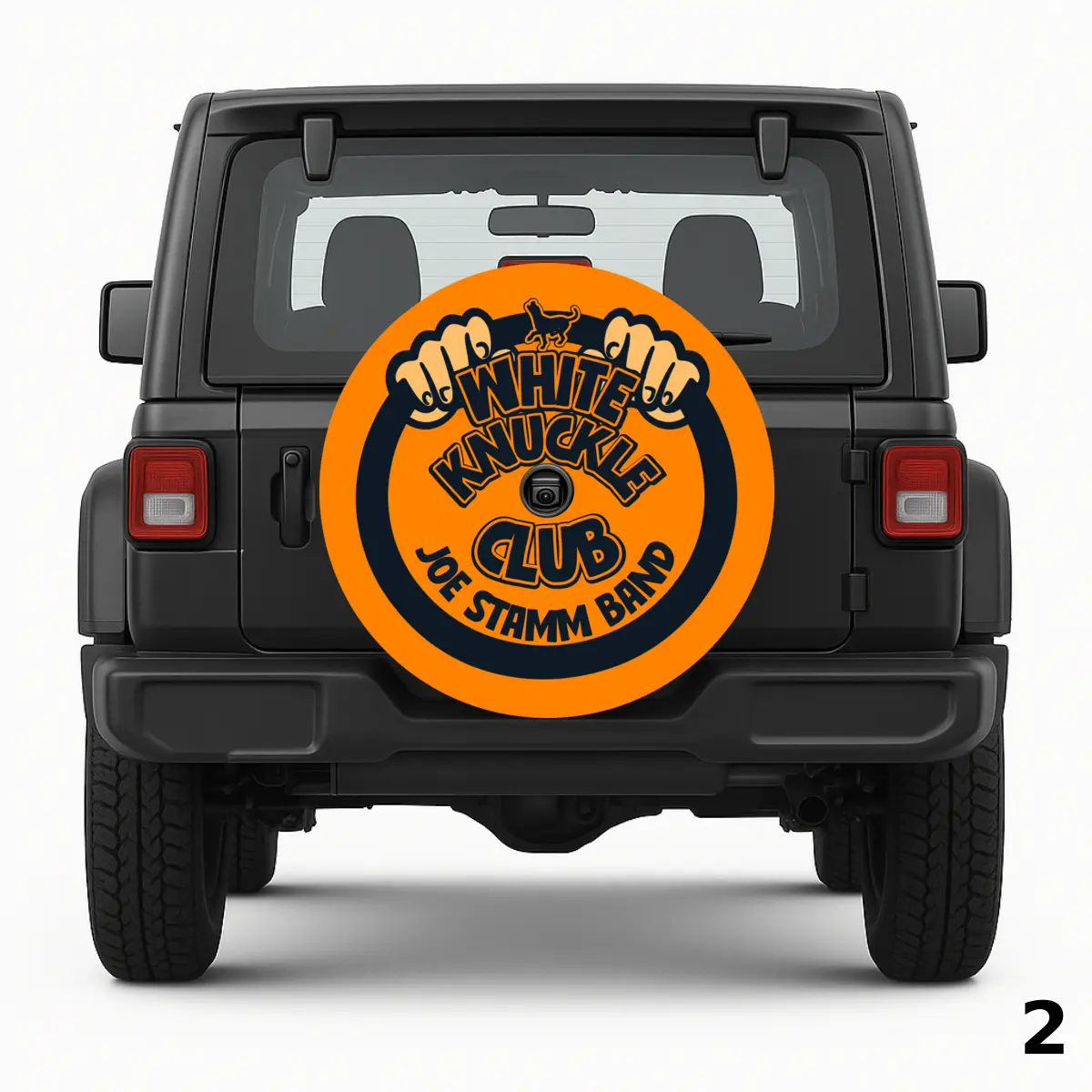 =White Knuckle Club Spare Tire Cover