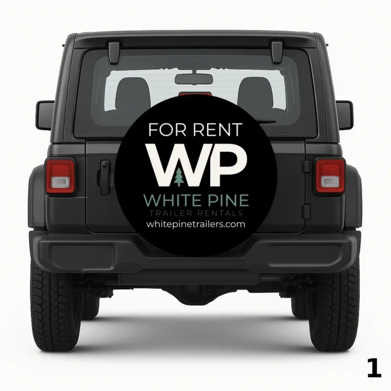 =White Pine Trailer Rentals Spare Tire Cover