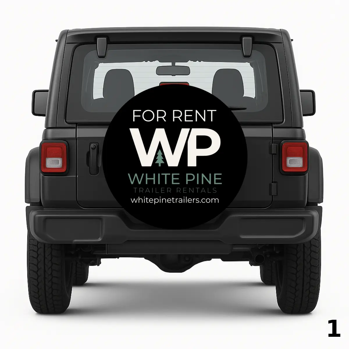 =White Pine Trailer Rentals Spare Tire Cover