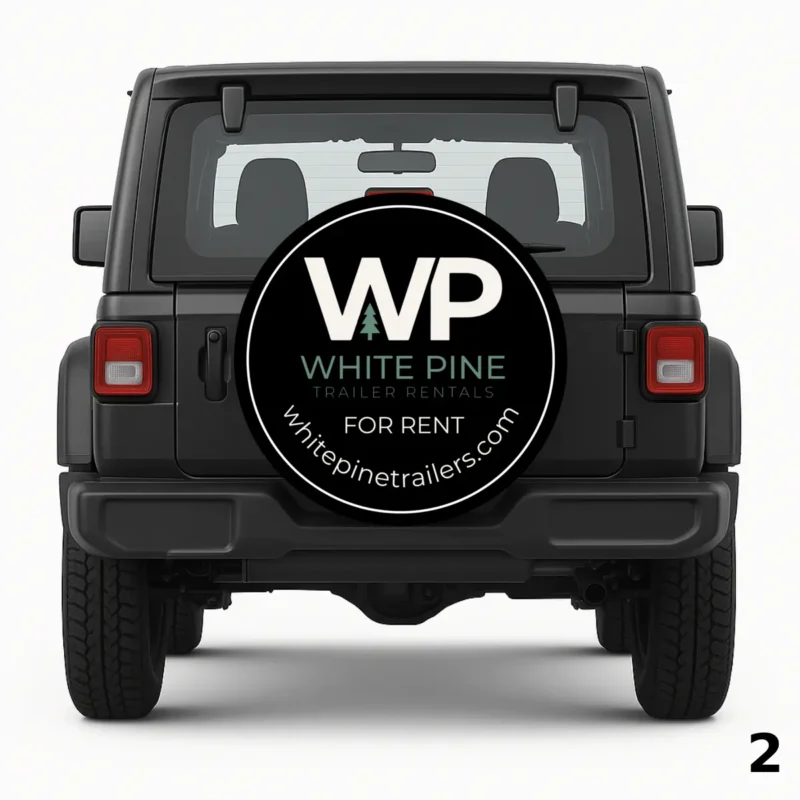=White Pine Trailer Rentals Spare Tire Cover