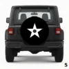 =White Star Spare Tire Cover