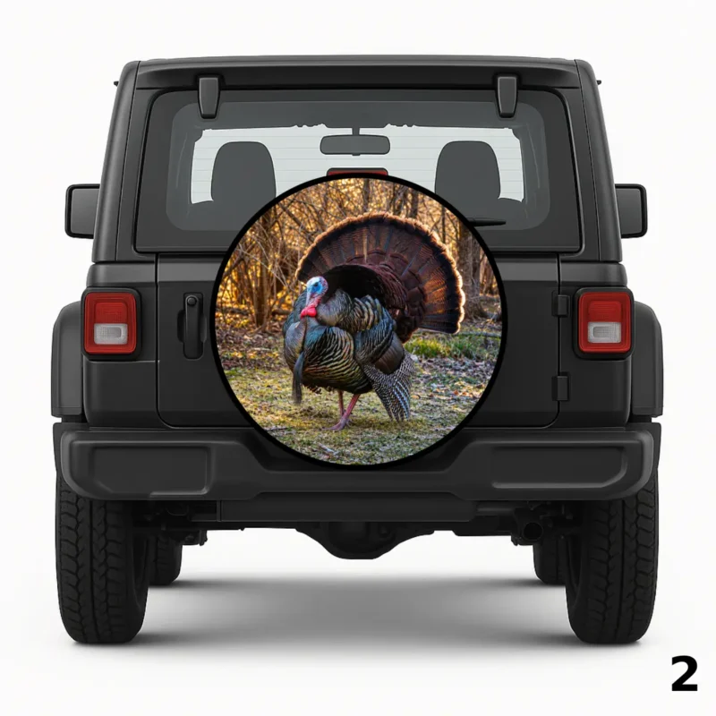=Wild Tom Turkey Struting Spare Tire Cover