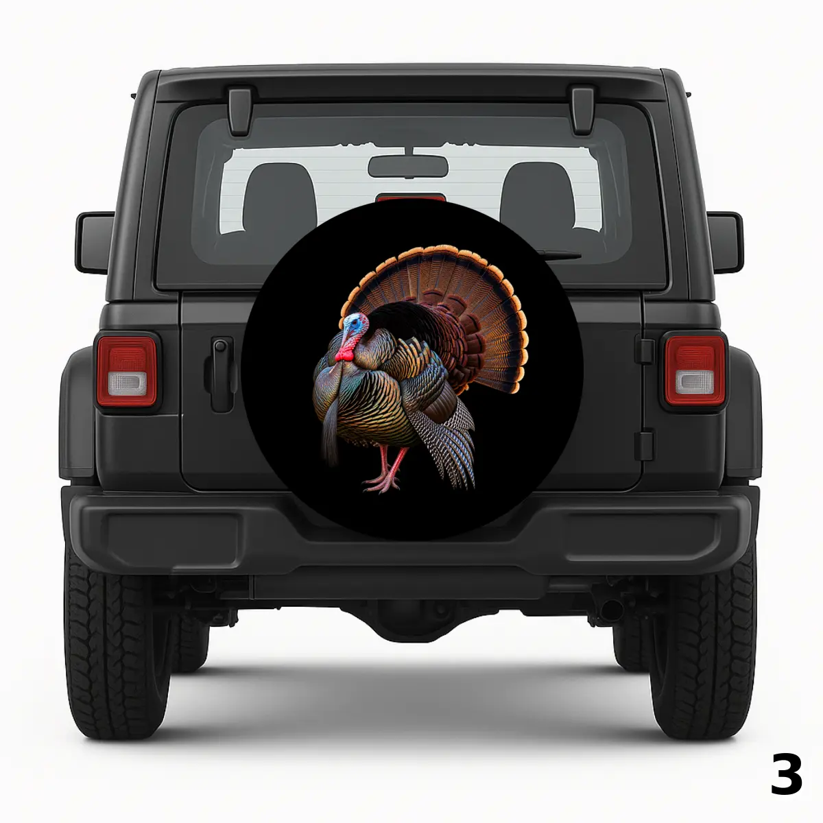 =Wild Tom Turkey Struting Spare Tire Cover