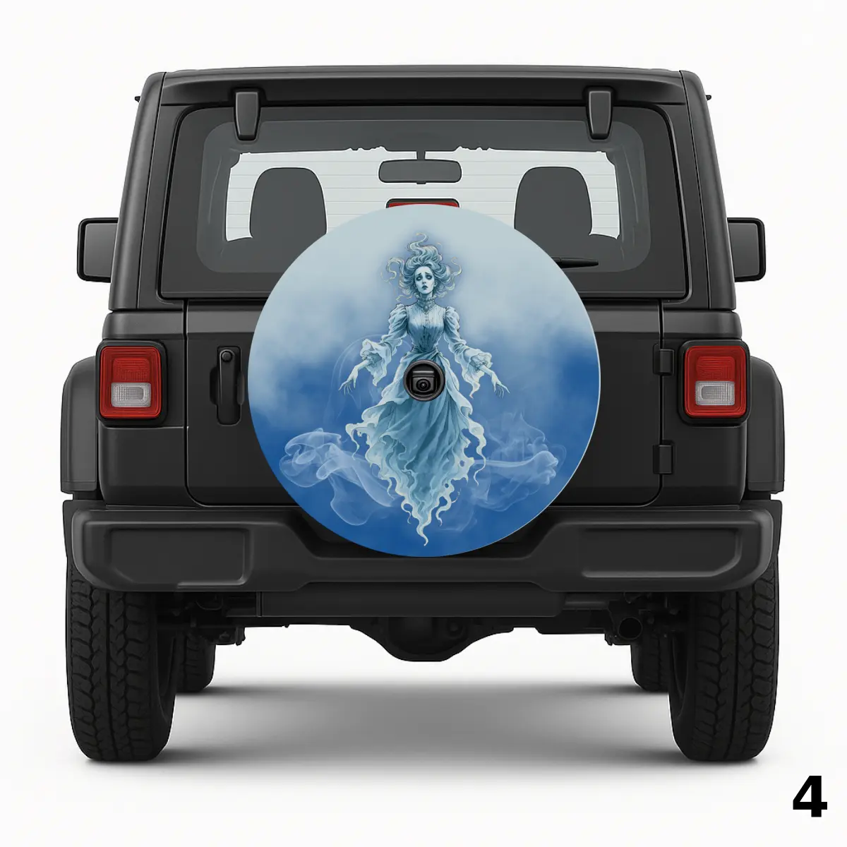 =Witches and Ghosts Spare Tire Cover