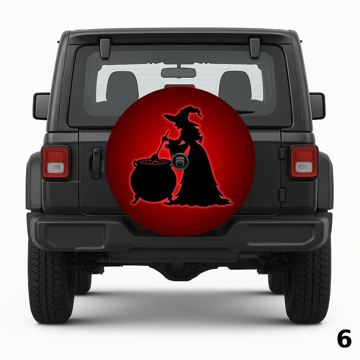 =Witches and Ghosts Spare Tire Cover