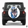 =Wolf With Blue Eyes Spare Tire Cover