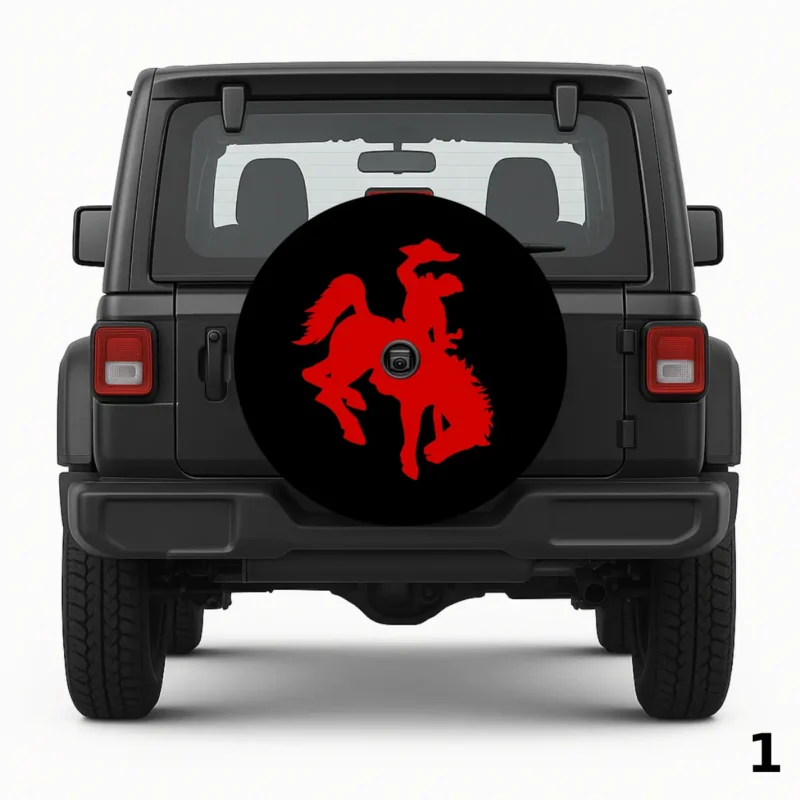 =Wyoming Bucking Horse Spare Tire Cover