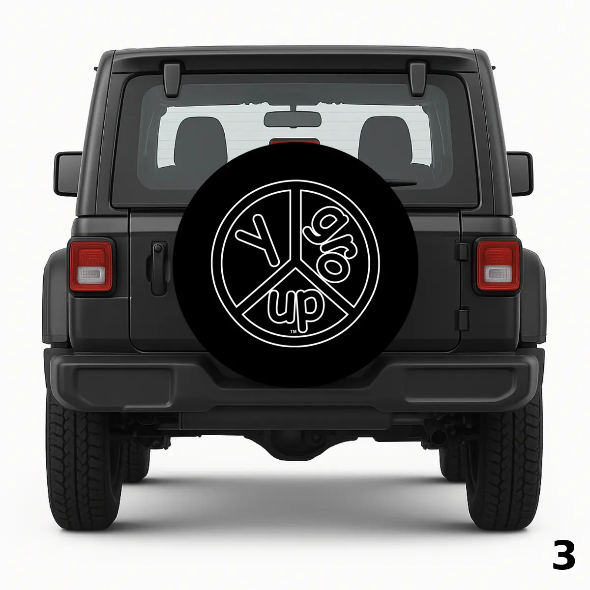 =Y-Gro-Up Emblem Spare Tire Cover