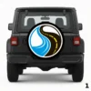 =Yin Yang Roads Spare Tire Cover