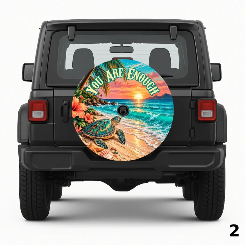 =You Are Enough Spare Tire Cover