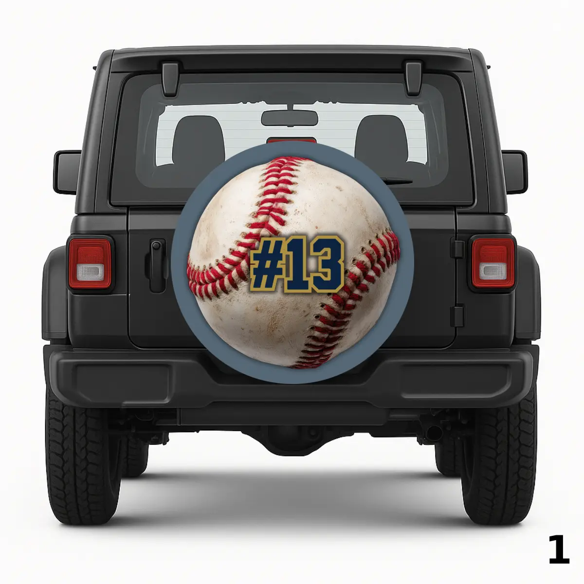 Baseball Theme Cover Spare Tire Cover