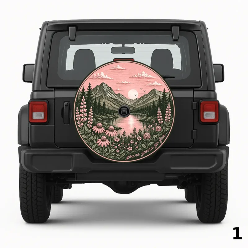 You're Gonna Go Far Spare Tire Cover