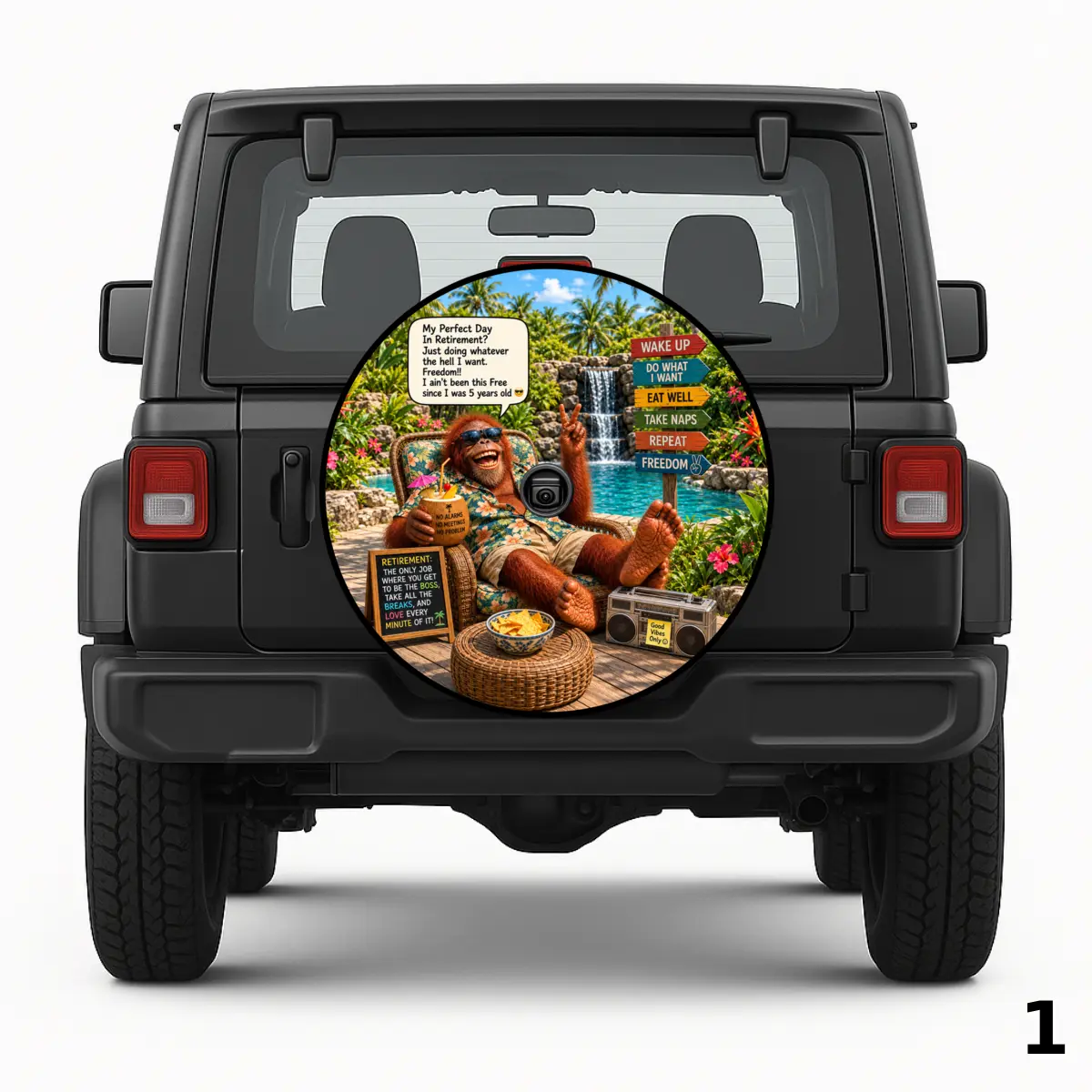 No More Work Spare Tire Cover
