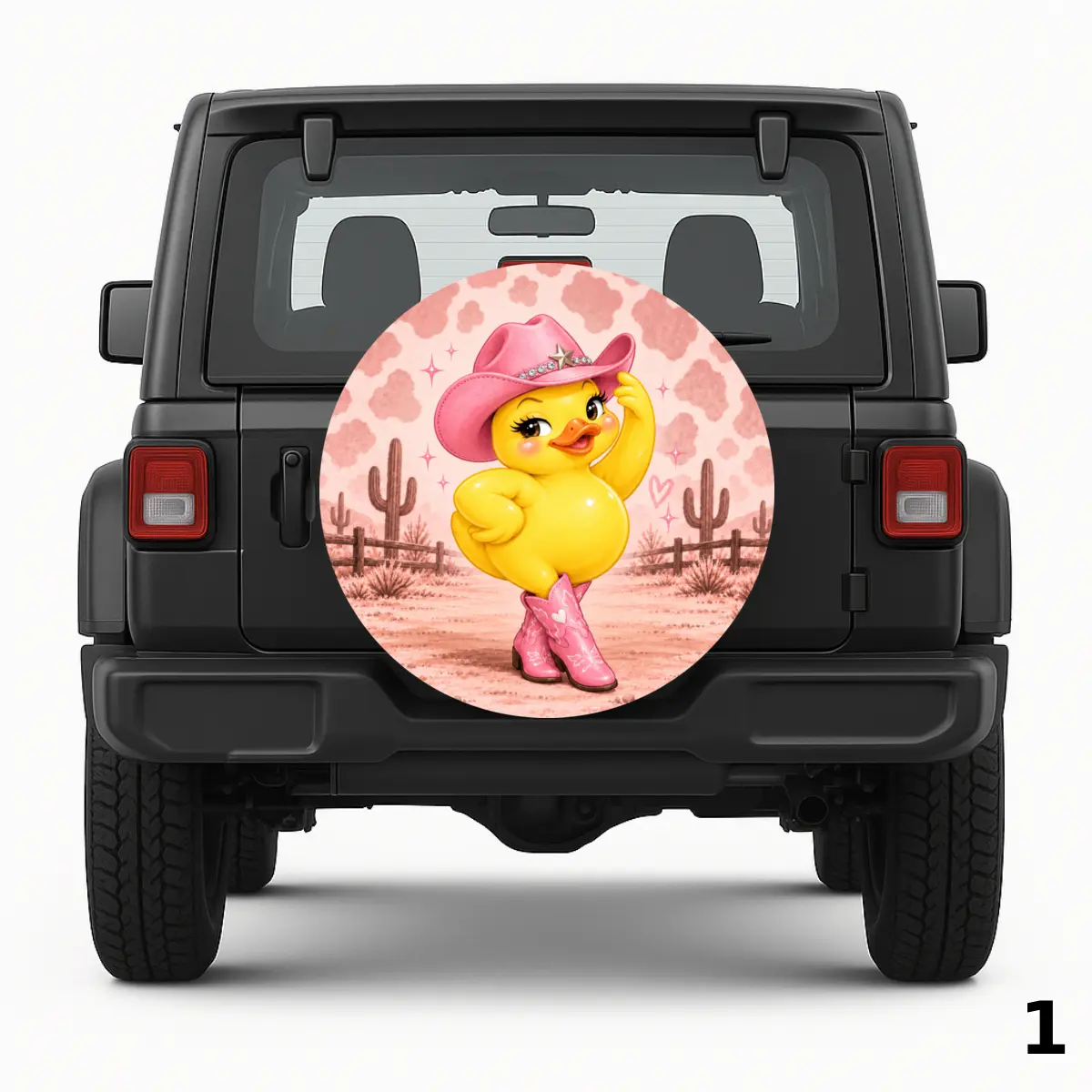 Girly Rubber Duck Spare Tire Cover