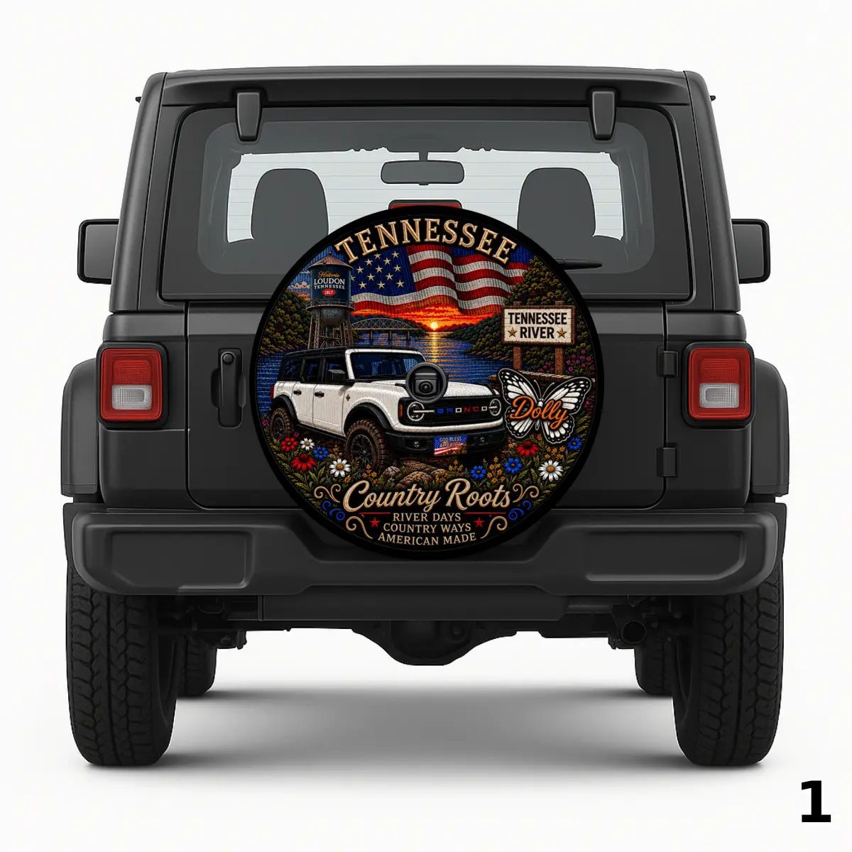 Tennessee Country Roots Spare Tire Cover