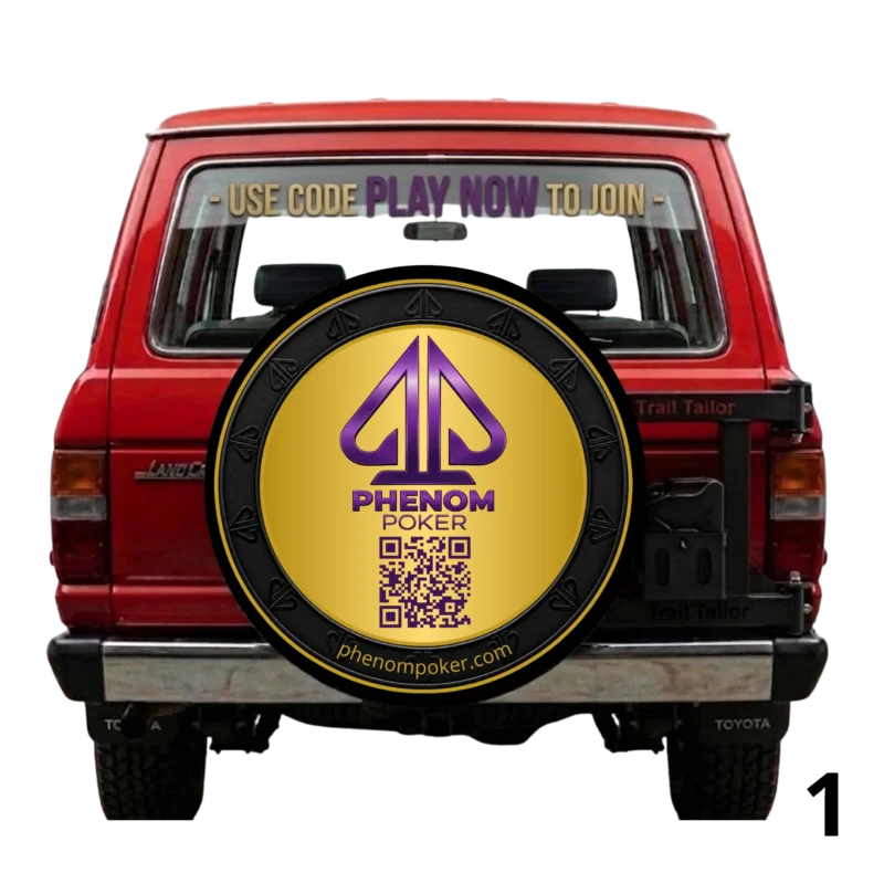 Phenom Poker Spare Tire Cover