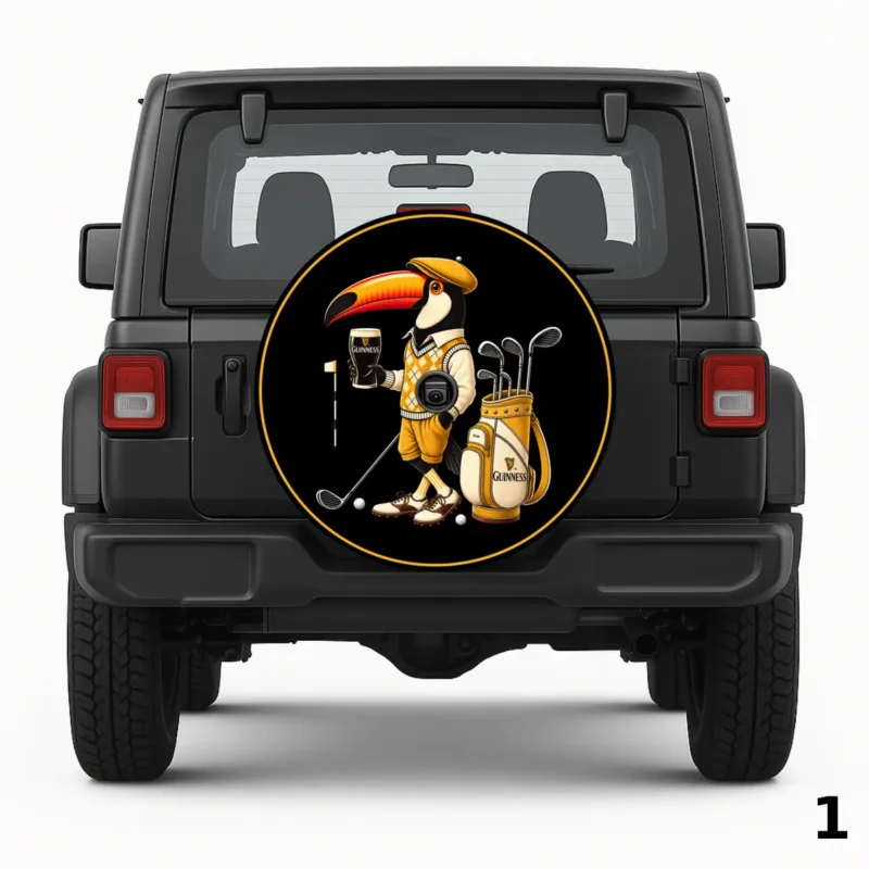 Toucan Golfer Spare Tire Cover