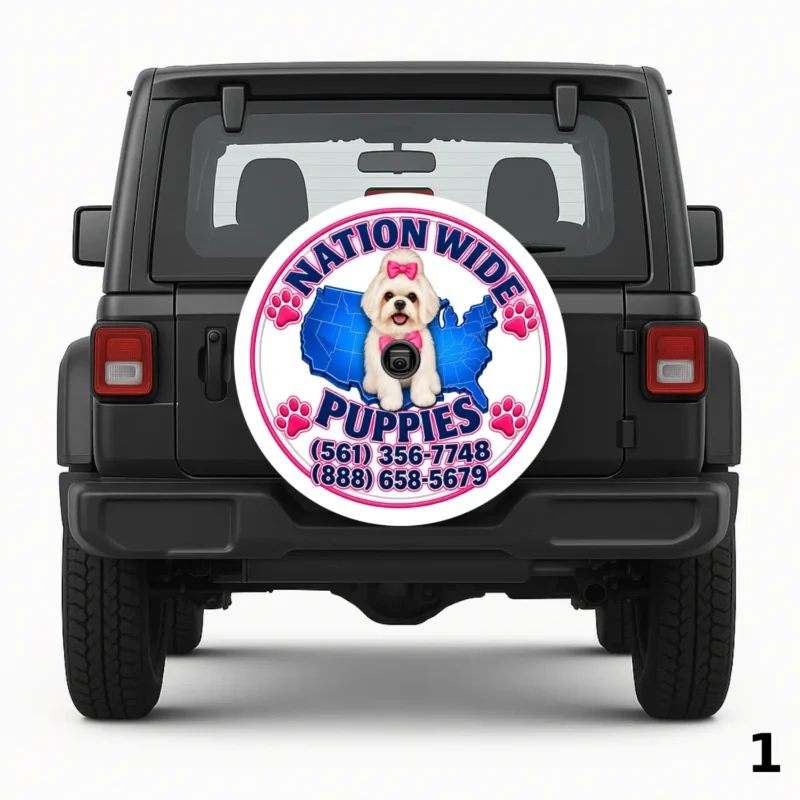 Nation Wide Puppies Spare Tire Cover