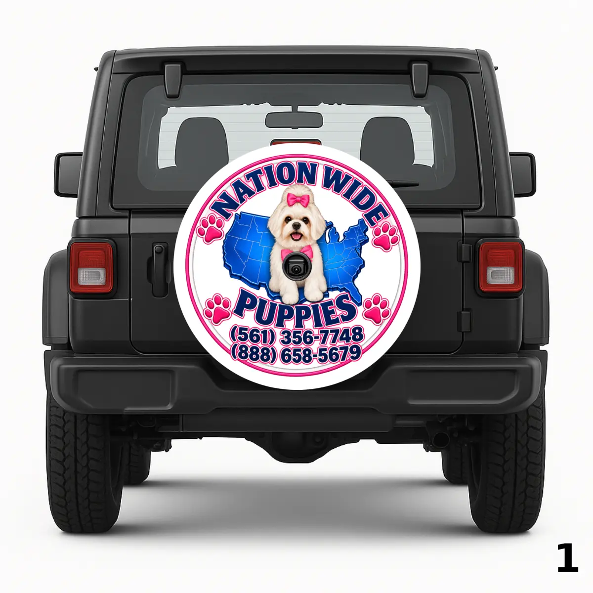 Nation Wide Puppies Spare Tire Cover