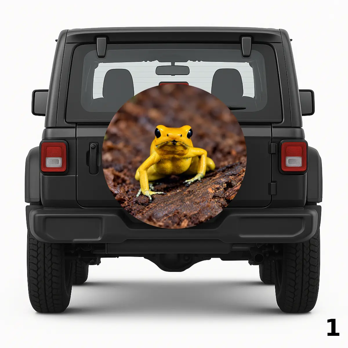 Yellow Tree Frog Spare Tire Cover