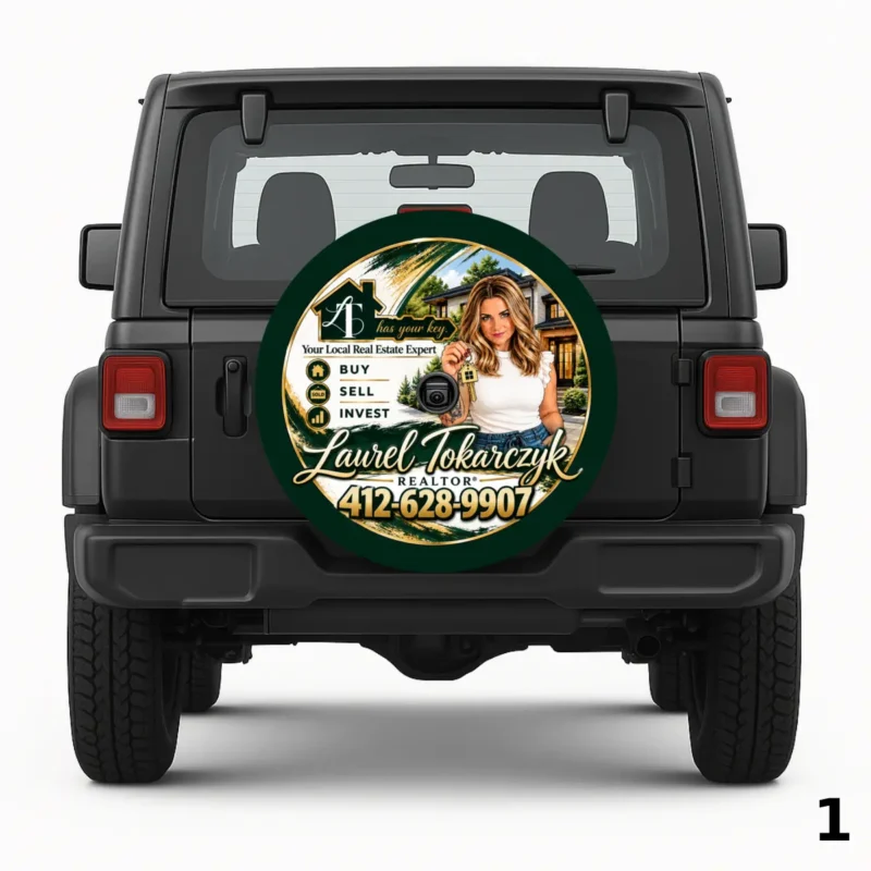 Laurel Tokarczyk Realtor Spare Tire Cover