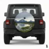 Grand Teton Mountains Spare Tire Cover