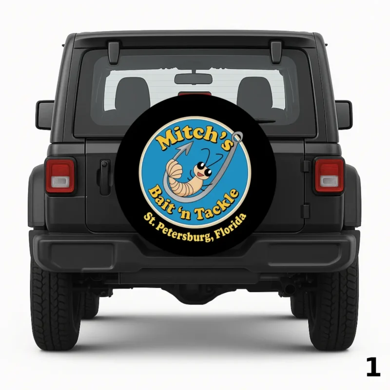 Mitch's Bait 'n Tackle Spare Tire Cover