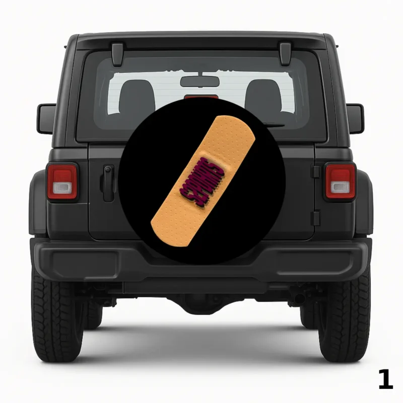 Bandaid Cover Spare Tire Cover