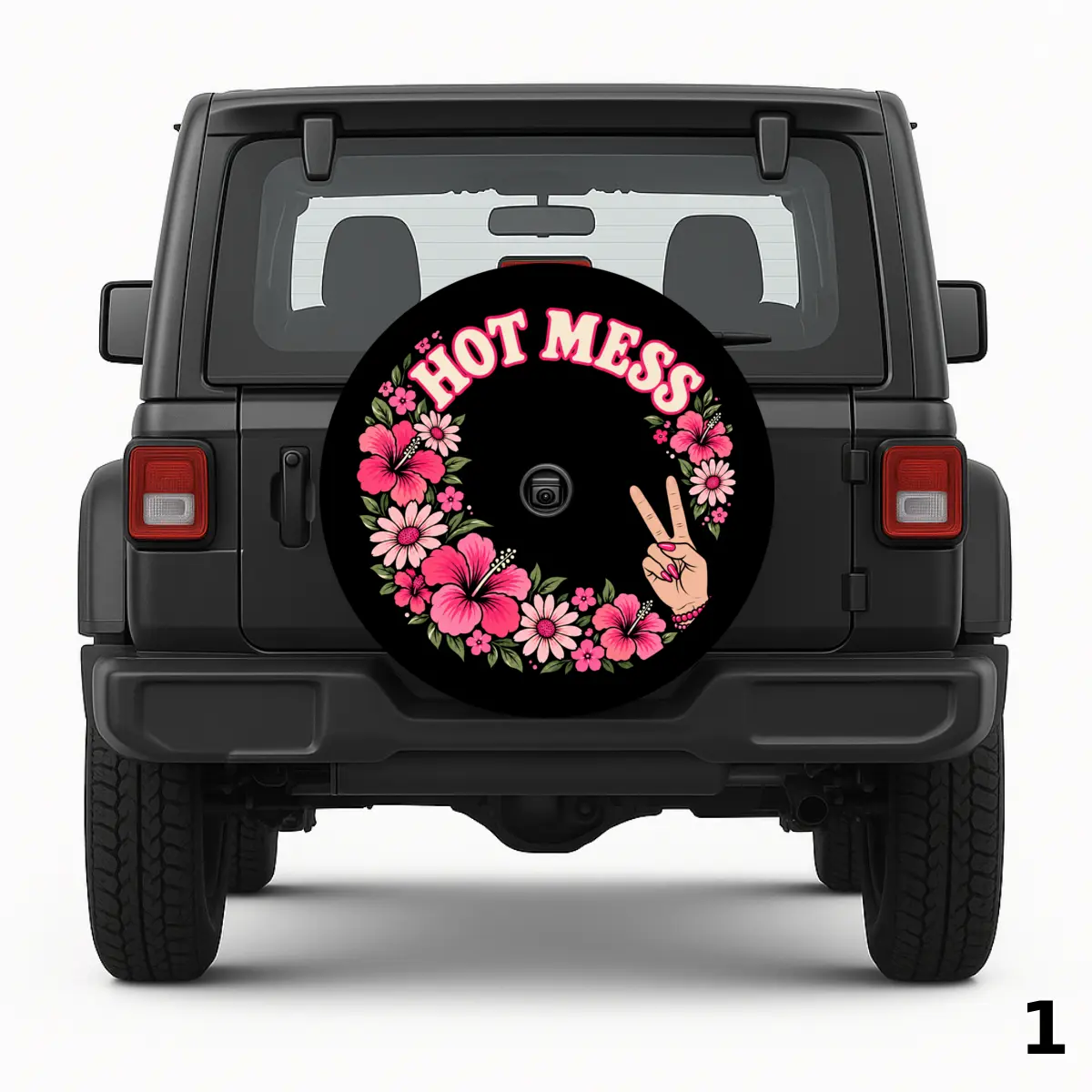 Hot Mess Spare Tire Cover