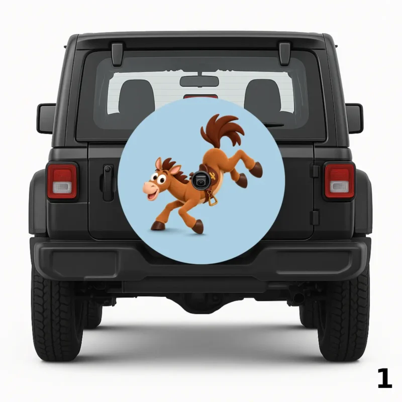 Bullseye Bronco Spare Tire Cover
