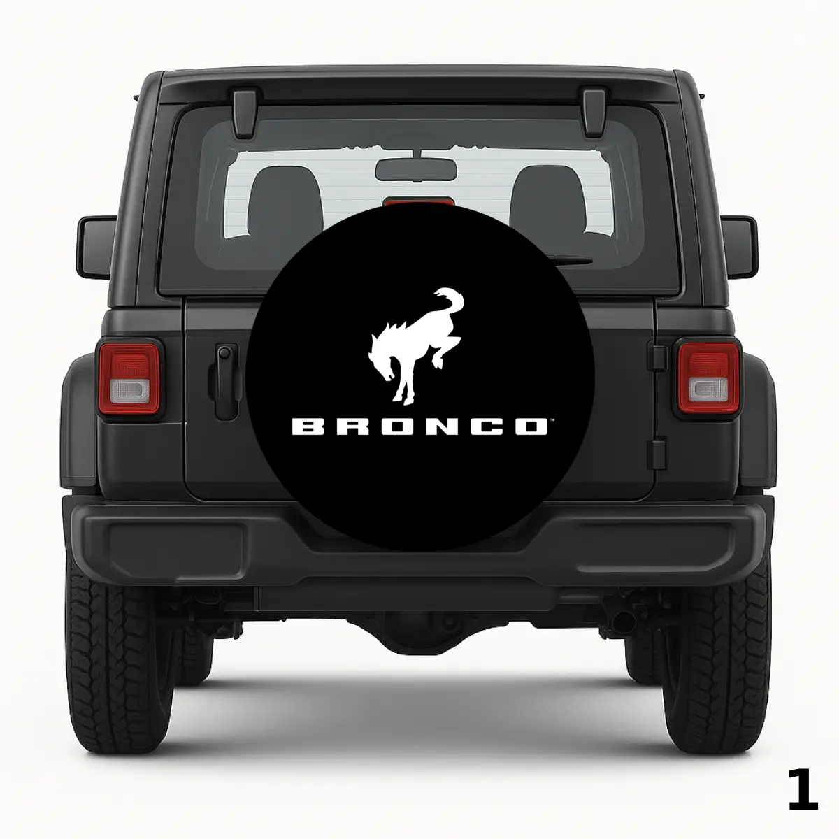 Bronco Logo Spare Tire Cover