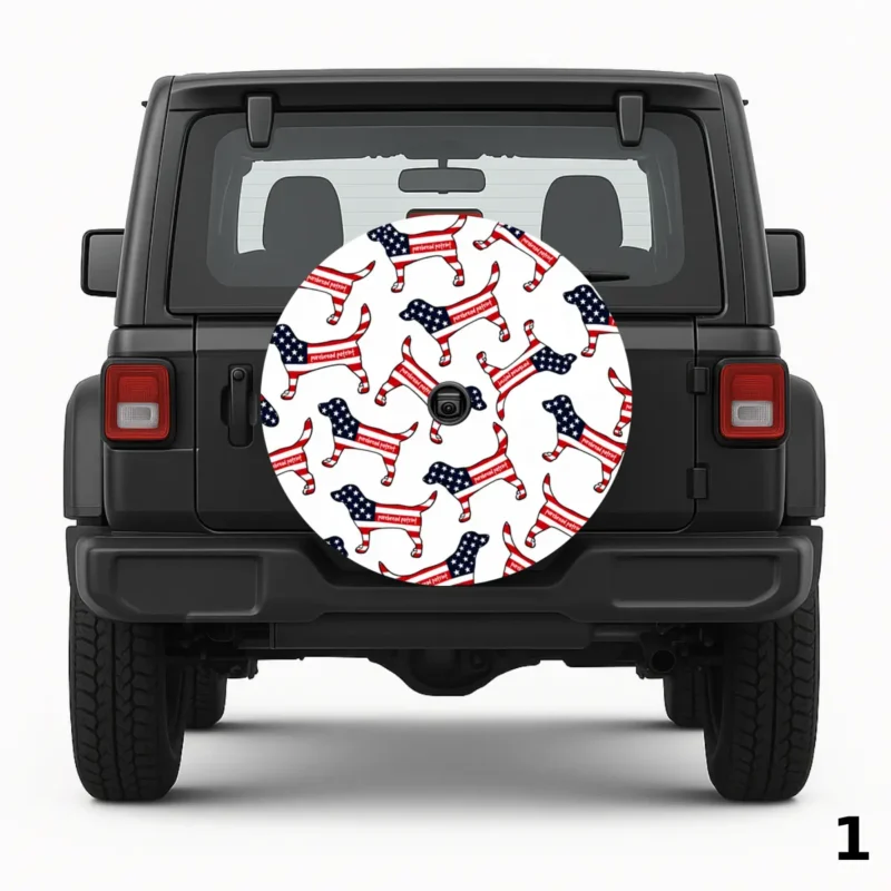 Purebread Patriot Spare Tire Cover