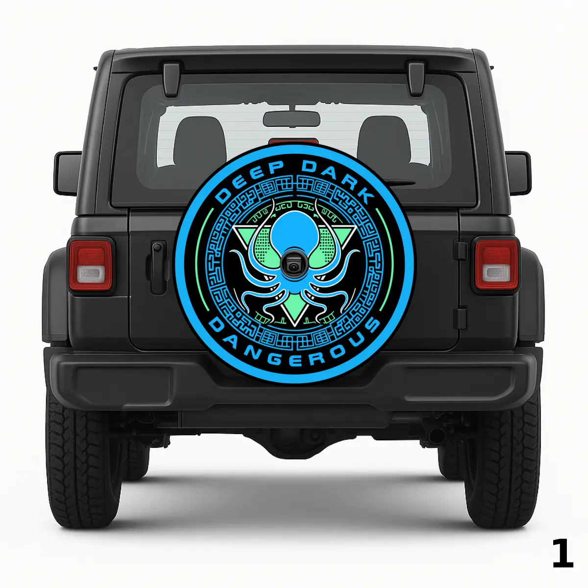 Deep Dark Dangerous Spare Tire Cover