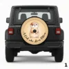 A Girl who Loves Otters Spare Tire Cover