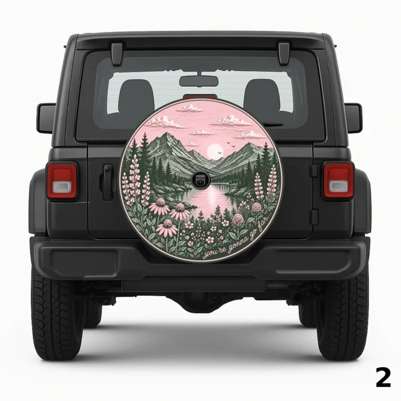 You're Gonna Go Far Spare Tire Cover