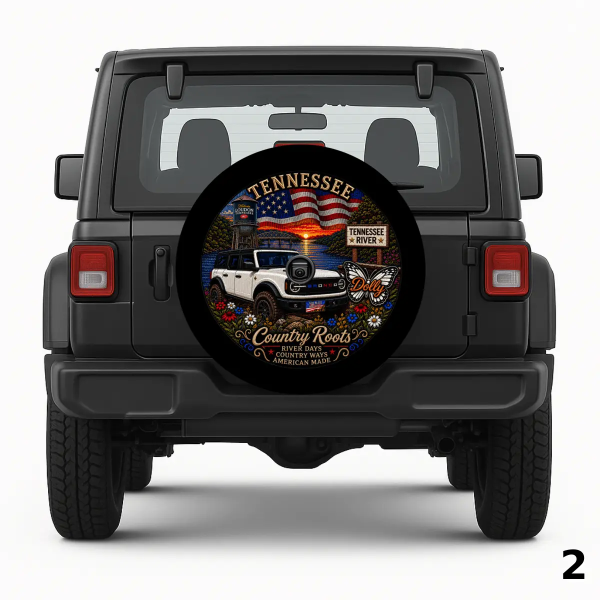Tennessee Country Roots Spare Tire Cover