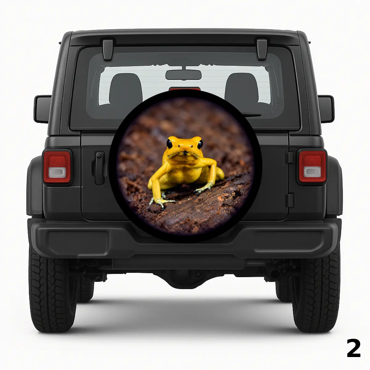 Yellow Tree Frog Spare Tire Cover