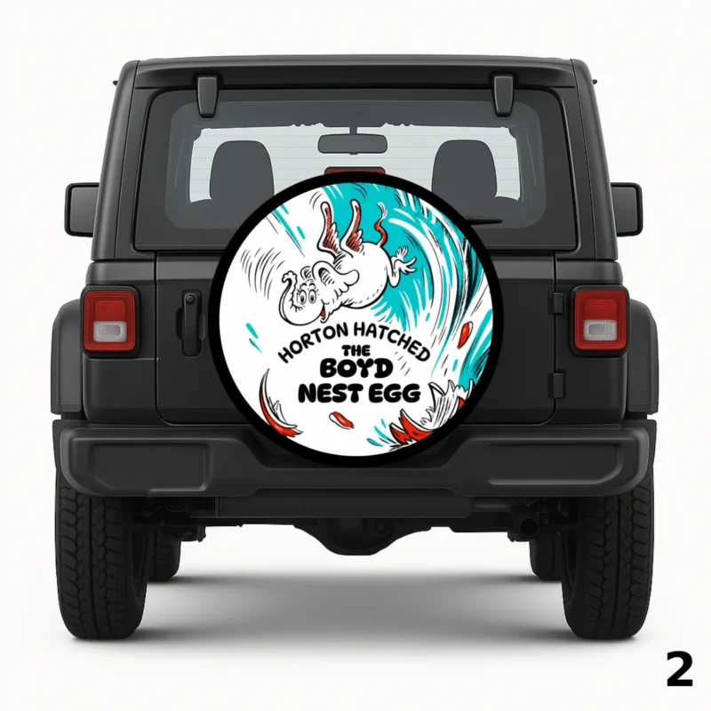 Horton Hatched The Egg Spare Tire Cover