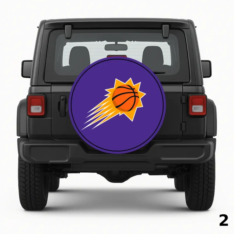 Suns Logo Spare Tire Cover