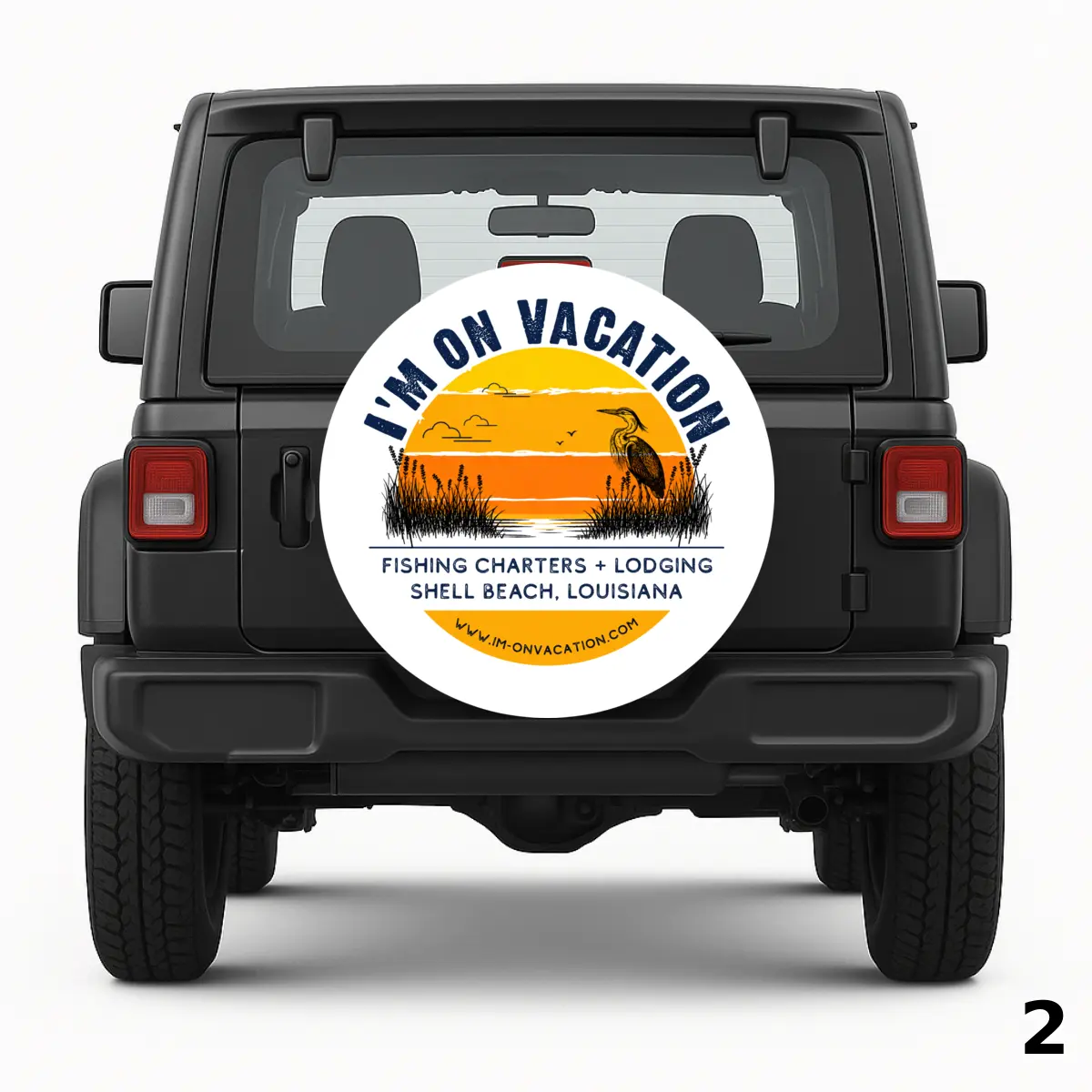 Fishing Charters Spare Tire Cover