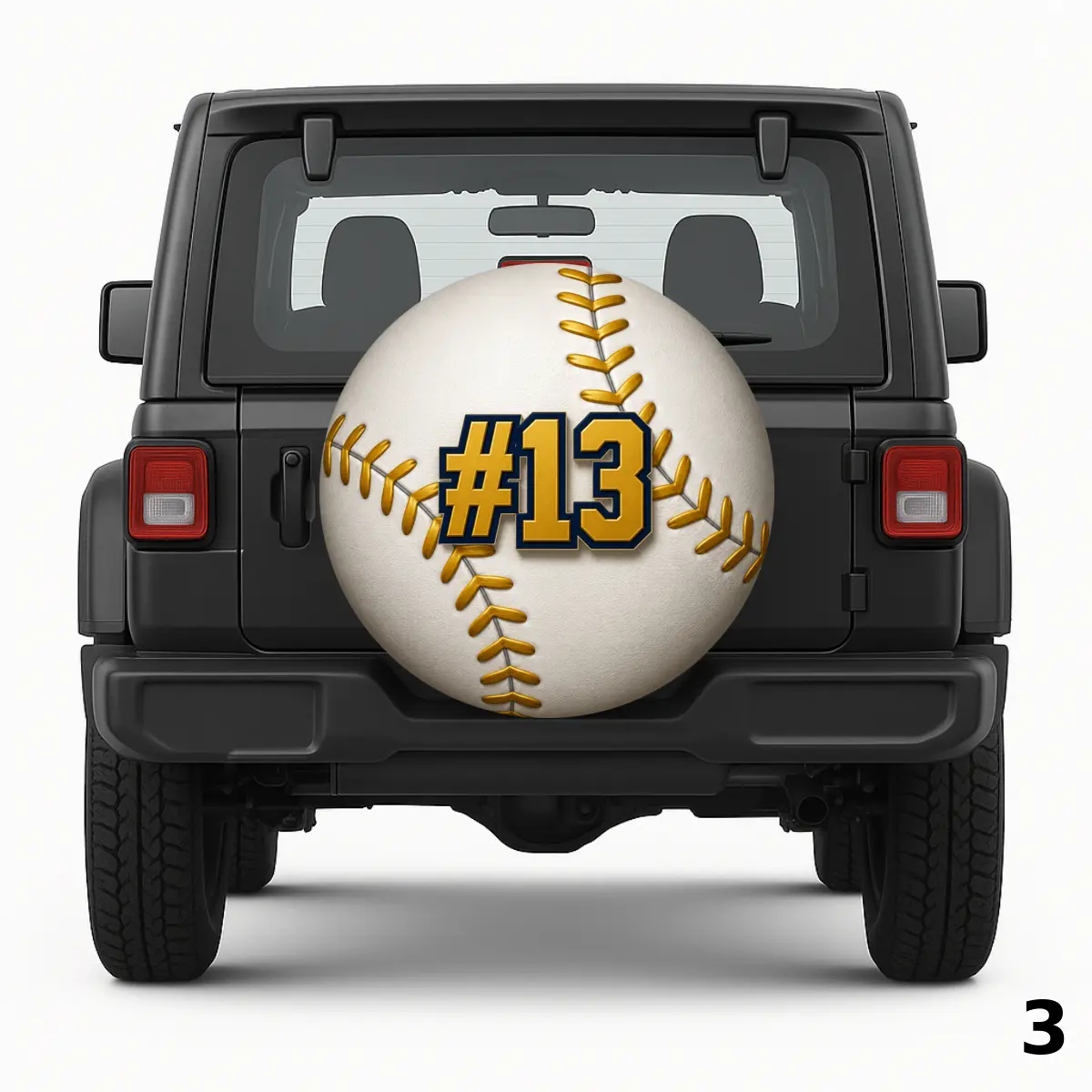 Baseball Theme Cover Spare Tire Cover