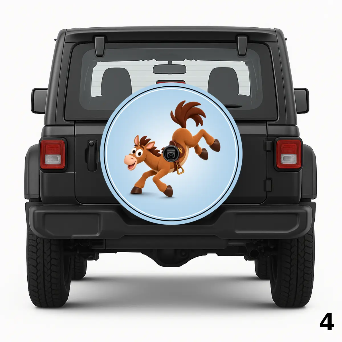 Bullseye Bronco Spare Tire Cover