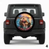 A Girl who Loves Otters Spare Tire Cover