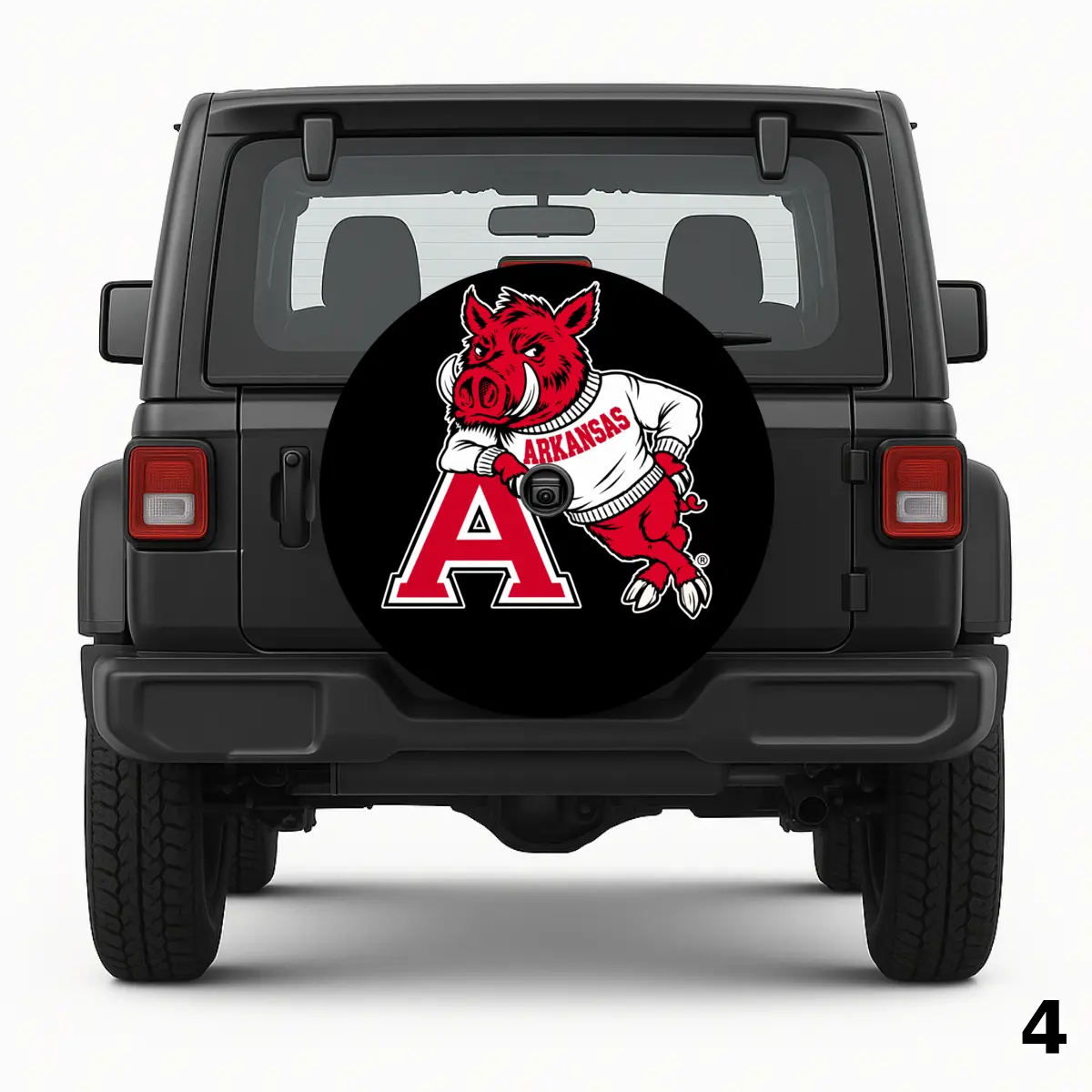Arkansas Razorback Design Spare Tire Cover