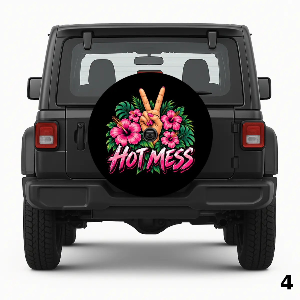 Hot Mess Spare Tire Cover