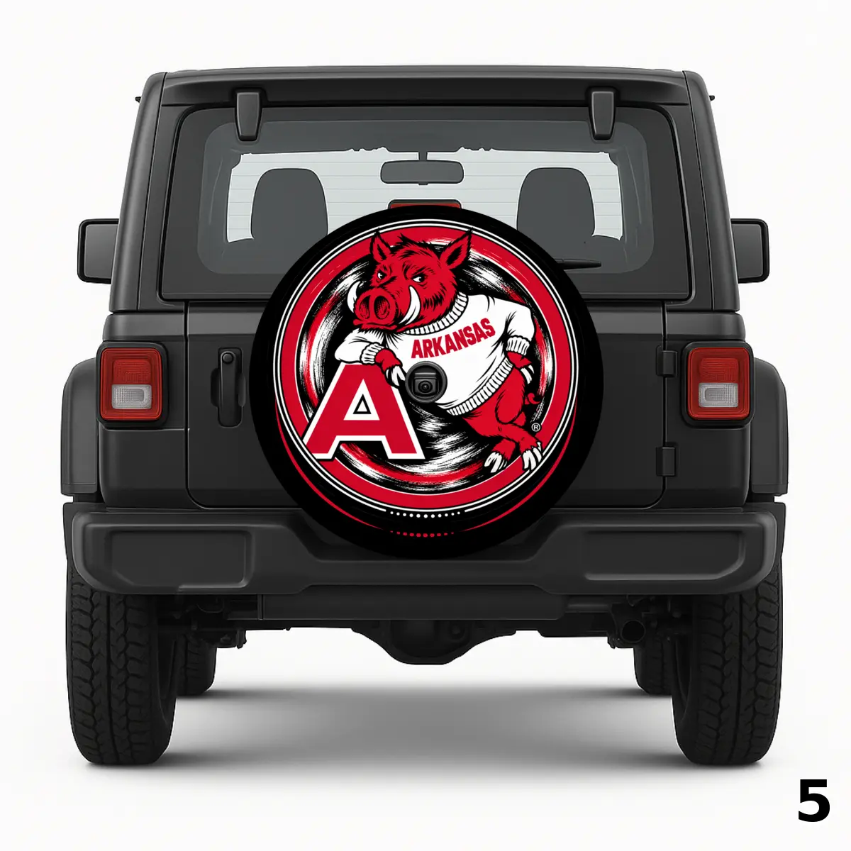 Arkansas Razorback Design Spare Tire Cover